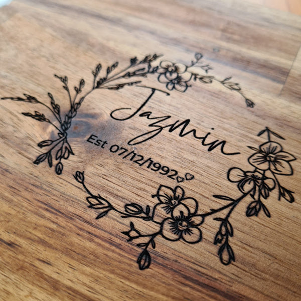 Custom Engraving for your Cheeseboard